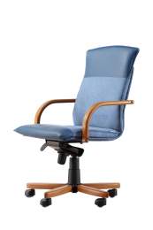 Кресло Берлин Д кожа дерево